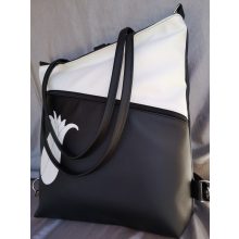 Fekete és fehér 3 in 1 táska