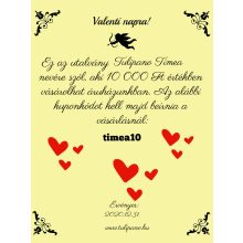 Ajándékutalvány 10 000 Ft értékben