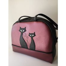 RENDELHETŐ!!!   Kis kézitáska cicákkal