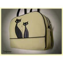 RENDELHETŐ!!!   Kis kézitáska cicákkal