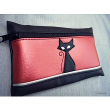 Boszorkány cicái tárca metálnarancs